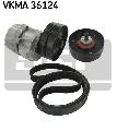 Zestaw paska klinowego wielorowkowego do Volvo, VKMA 36124, SKF w ofercie sklepu e-autoparts.pl 